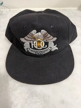 Harley-Davidson Black Cap with Gold and White Logo